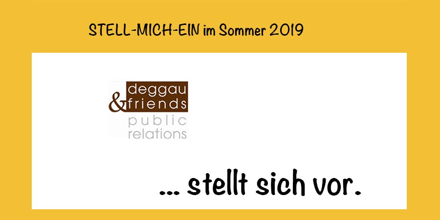 Agenturen-Steckbrief: deggau & friends public relations